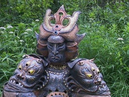 Парковая скульптура. Сёгун 2